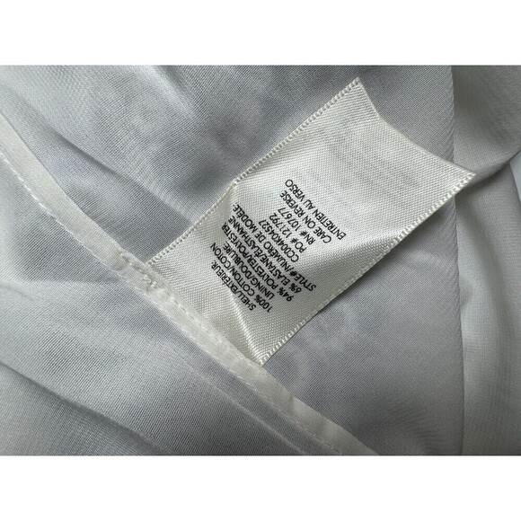 Alice + Olivia 'Honor' Embroidered-Eyelet Cotton Mini-Dress, Chambray  SIZE 4 - Picture 8 of 10